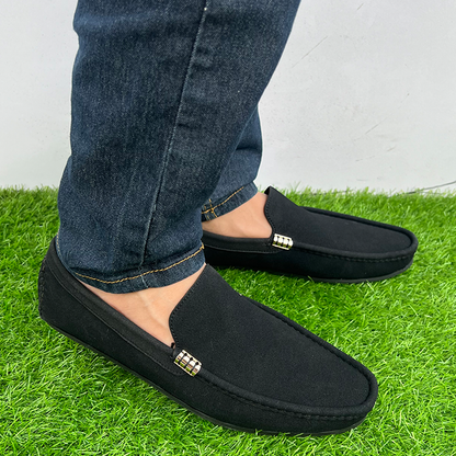 Suede Loafer FT-577 - Black / 39 - shoes