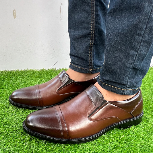 Leather Shoe FT-630 - Brown / 39 - shoe