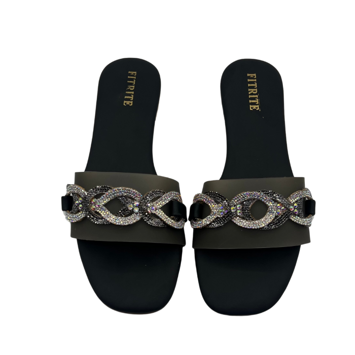 Flat Chain Slippers FT-09