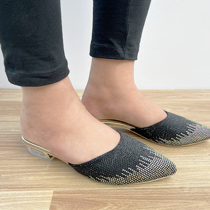 Mules Slipper With Small Heel FT-35