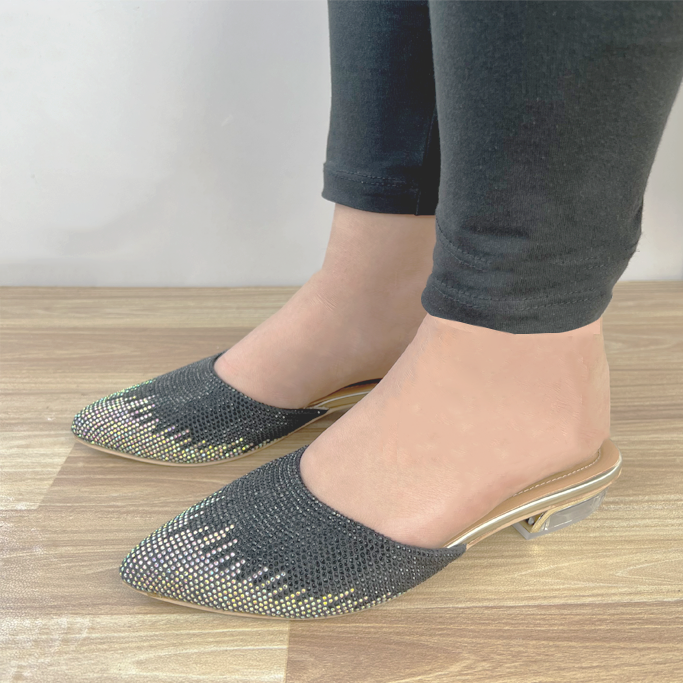 Mules Slipper With Small Heel FT-35