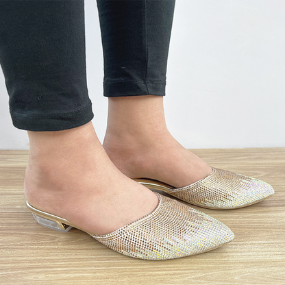 Mules Slipper With Small Heel FT-35