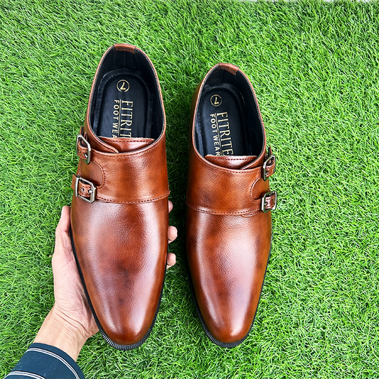 Double monk strap shoes FT-658