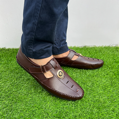 Synthetic Leather Roman Sandal FT-1121