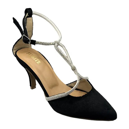 Court Shoes For Women - Black / 36 - Heel