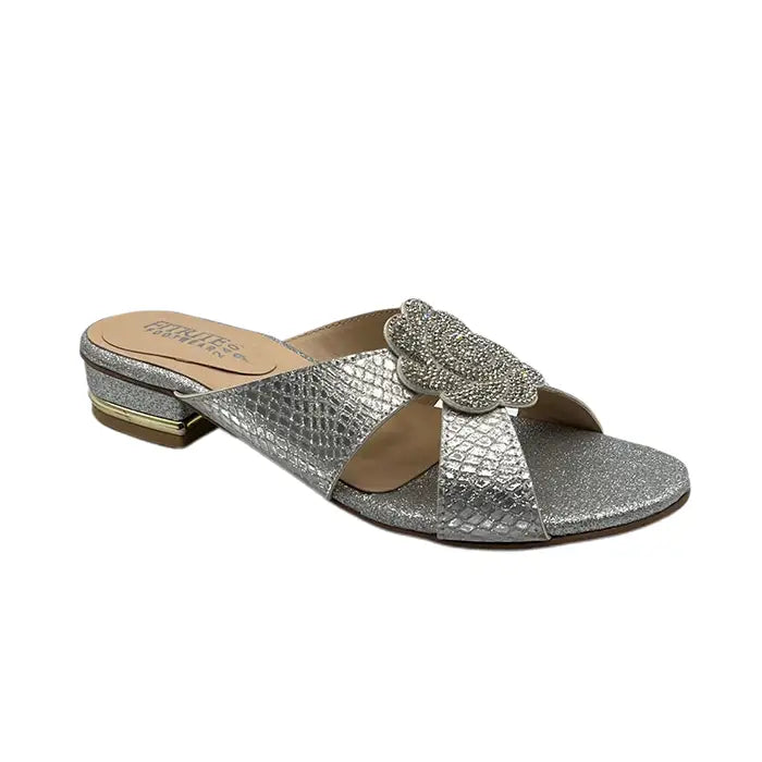 Fancy Slipper FT-1112 - Silver / 36 - Slipper