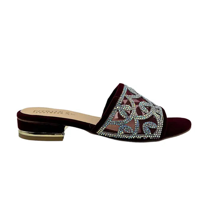 Fancy Slipper FT-1114 - Mehroon / 38 - Slipper