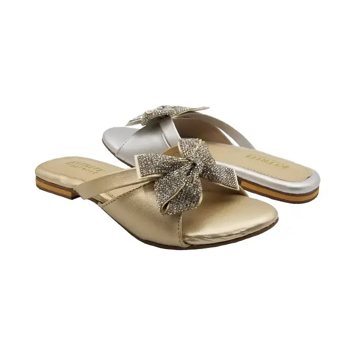 Flat Fancy Slippers FT-1141 - Flat Chappal