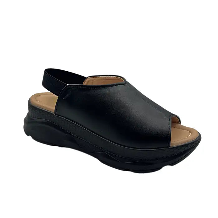 Wedge Sandal For Girls 704 - Black / 37 - Sandal